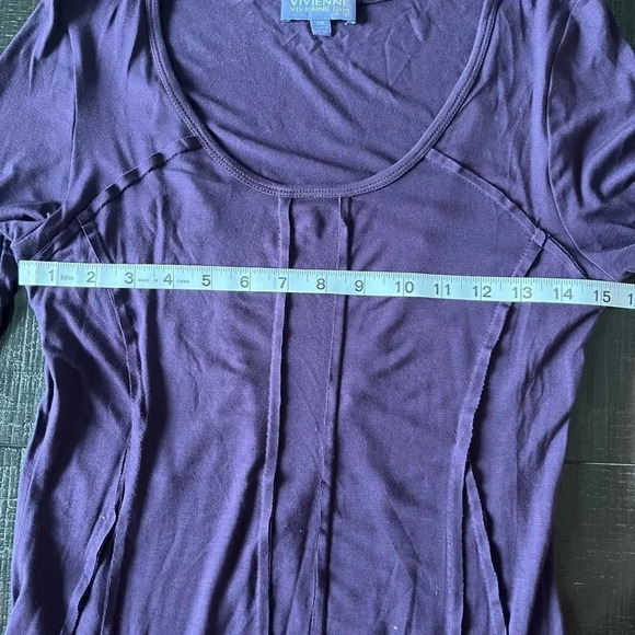 VIVIENNE TAM mulberry fit flare slimming dress PM - Picture 6 of 6